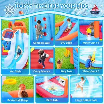 Pirate Ship Water Slide