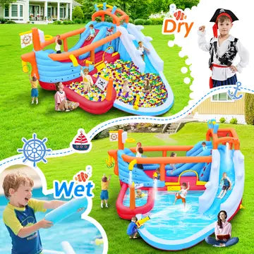 Pirate Ship Water Slide