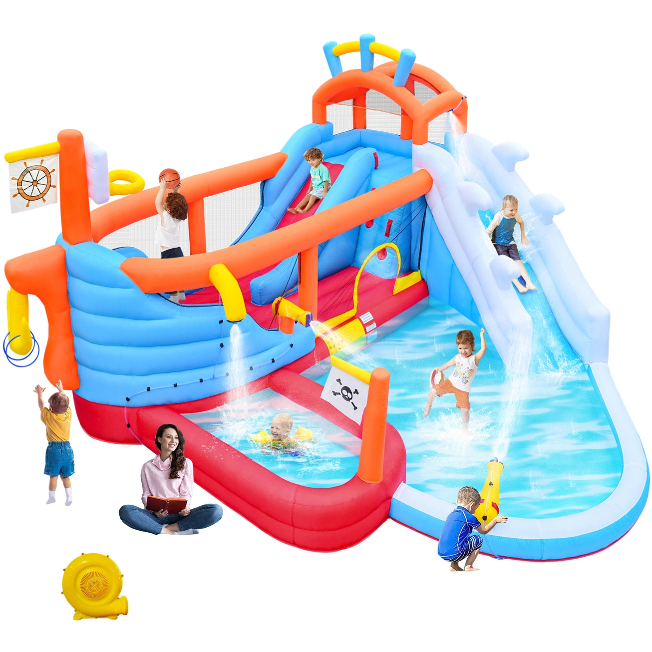 Pirate Ship Water Slide
